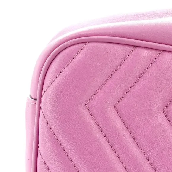 Gucci Gg Marmont Flap Bag Matelasse #83348G19B - Picture 7 of 8